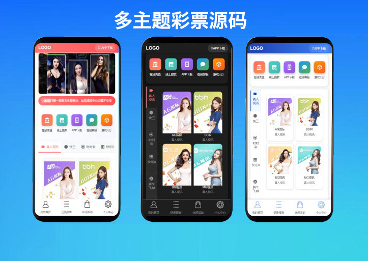 【首发】多乐游戏三主题模板彩票系统源码双玩法+分红契约洗码+usdt支付后台可控