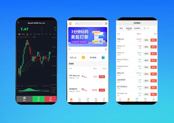 【海外多语言微交易源码】新版UI海外多语言股票系统/美股配资源码/微盘平仓买入卖出/海外微盘源码