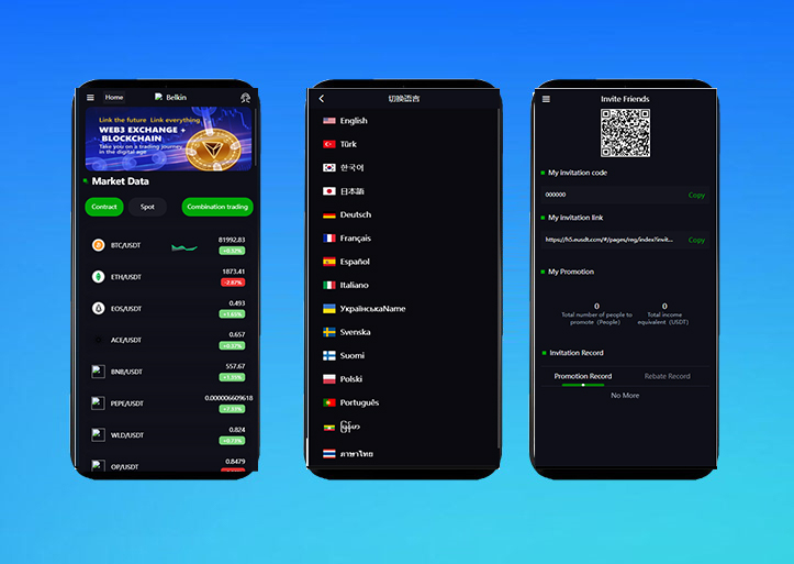 首发修复版全新UI多语言海外交易所源码/UNIAPP已经修复/补充了教程